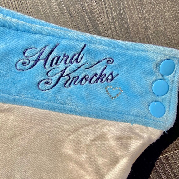 Hardknocks Baby Blue Asymmetrical short-shorts - Picture 3 of 4